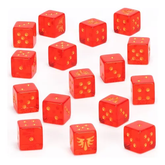 Dados - WH40K Blood Angels Dice - Gamesmart
